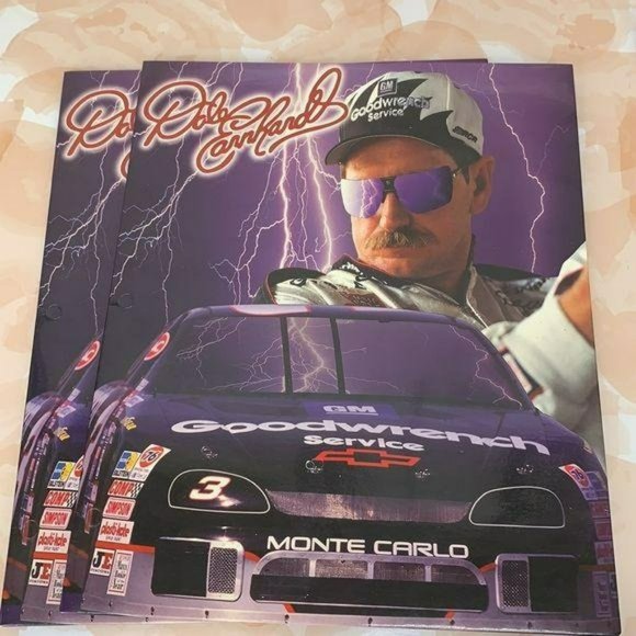 Dale Earnhardt #3 Lot Folder, Calendars, Gloves - Picture 2 of 9